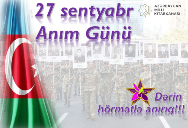 Milli Kitabxanada Anım Günü ilə bağlı virtual və ənənəvi kitab sərgisi təqdim olunub